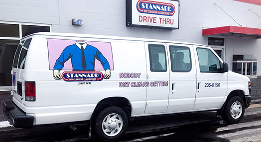 Stannard Cleaners has been offering pick up and delivery for many years.